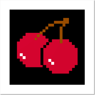 8 bit Cherry Posters and Art